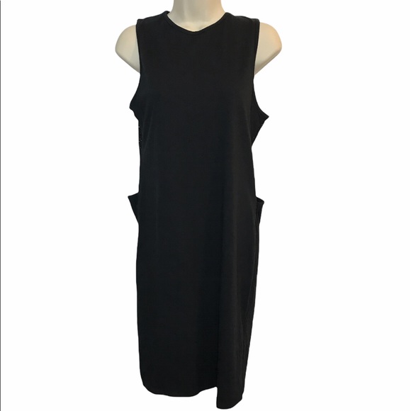 LA made Dresses & Skirts - NEW Resolutions by LA Made Mesh Back Black Activewear Shirt Dress Small S